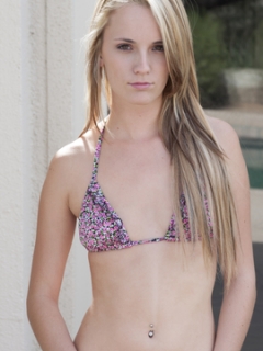 Shy teen Sara